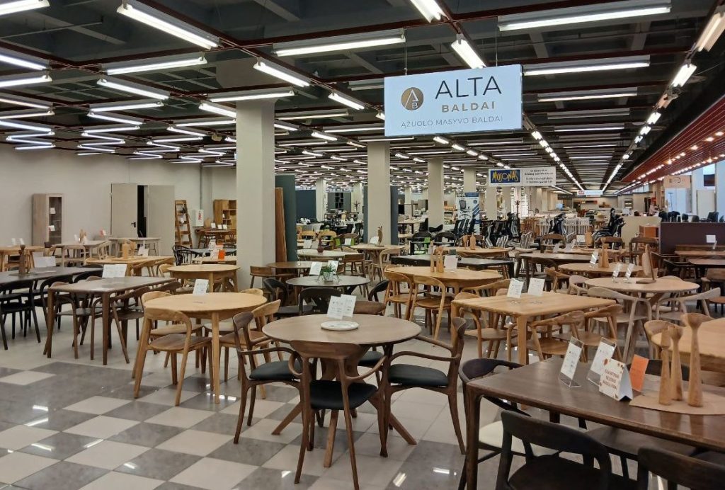 Solid oak furniture in Lithuania